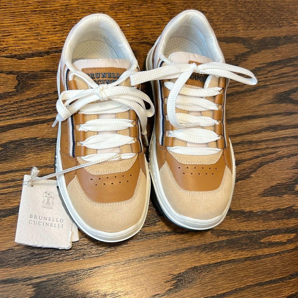 Brunello Cucenelli brand new with box sneakers boys